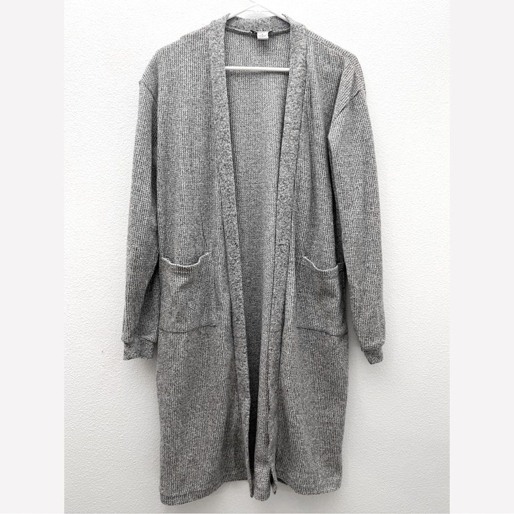 Better / Together Long Gray Cardigan | Small